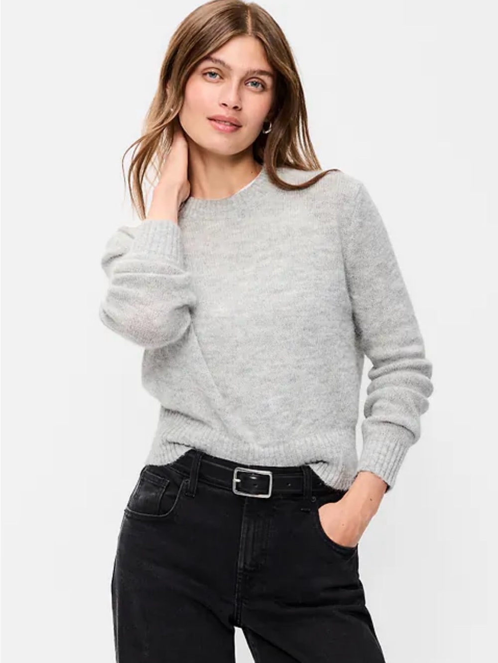 J. Crew Women's Extra-Soft Sweater Crew Neck Long Sleeve Size SX